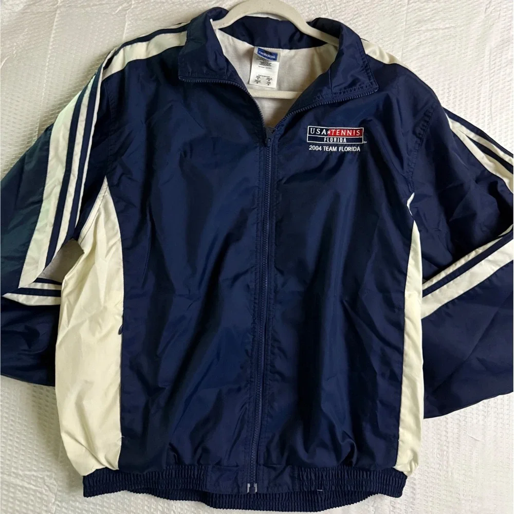 Y2K 2004 Adidas USA Tennis Team Florida Jacket Raymond James Men's M